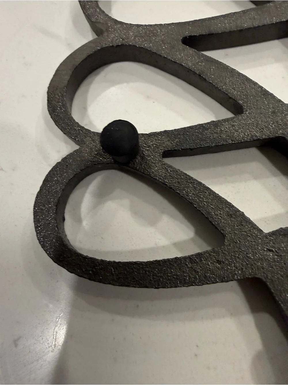 Decorative Vintage Iron Wall Trivet - Cast Iron in matte finish! Dansk